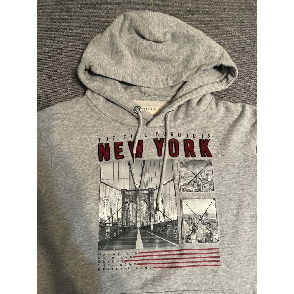 Aeropostale Hoodie Mens L The Five Boroughs New York Bronx Brooklyn Queens View 2